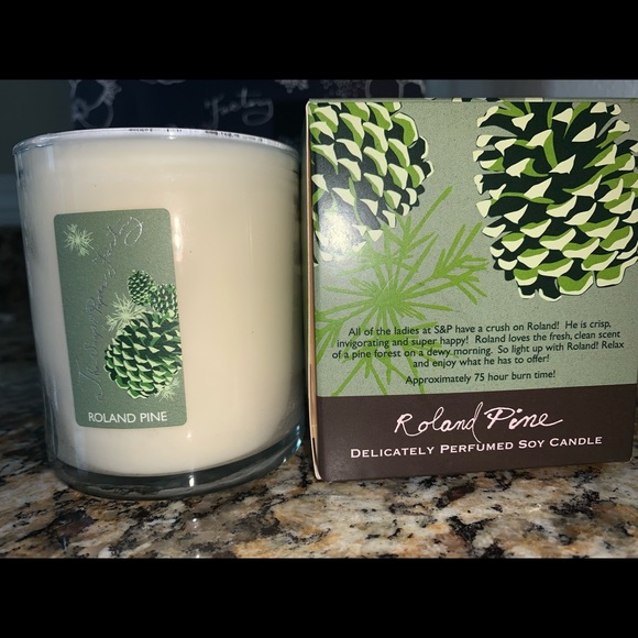 Soap & Paper Company Roland Pine Candle in Box Luxury Scent New York - Picture 2 of 5